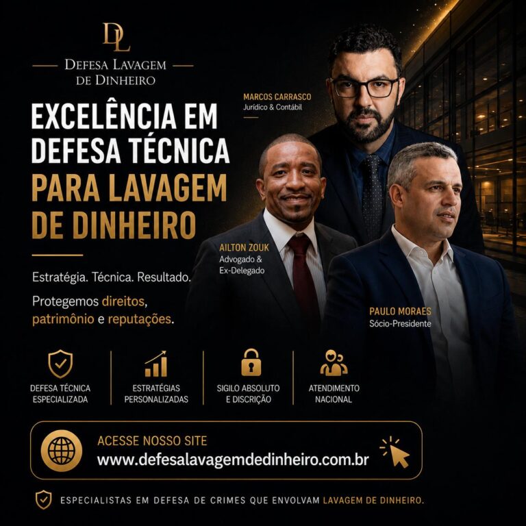 ADVOGADOS DEFESA LAVAGEM DE DINHEIRO